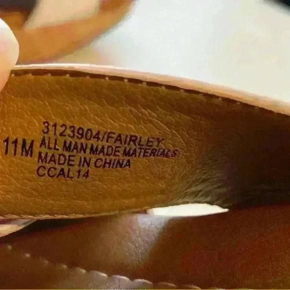 Eurosoft by Sofft Fairley White Wedges Slip on Sandals Faux Leather Flower 11 - Picture 6 of 7